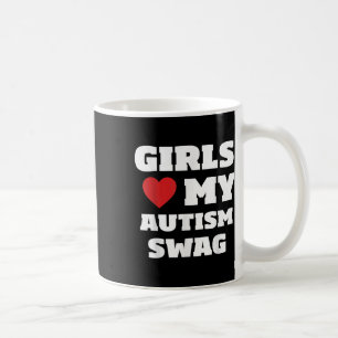 Girls Love My Autism Swag Funny Autistic Boy Aware Coffee Mug