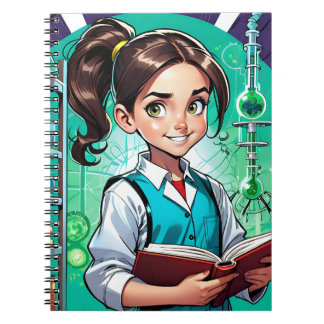 Girls Love Science! Notebook