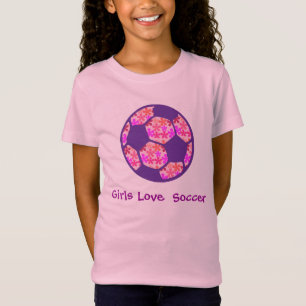 Girls Love Soccer T-Shirt