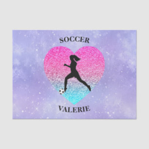 Girls Love Soccer   Tissue Paper