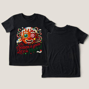 Girls' Magical Gingerbread Cookie Candy Christmas Tri-Blend Shirt