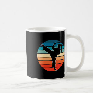Girls Martial Arts Gift - Karate Kickboxing Retro  Coffee Mug