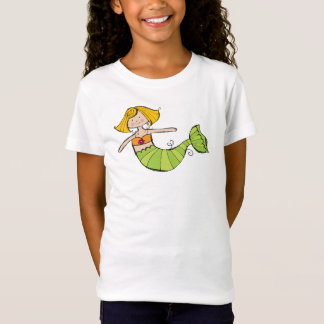 girls mermaid tee