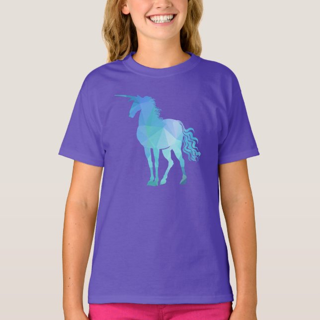 Girl's Modern Unicorn Top (Front)