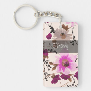 Girls Monogram Keychains