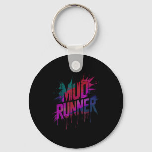 Girls mud run squad runner mudder sisters mudding key ring