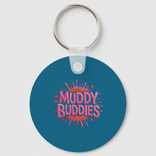 Girls muddy buddies mud run mudder queen mudding key ring