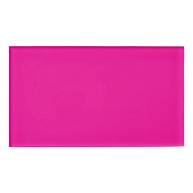 Girls Name Labels | Personalised Pink Tags (Front)