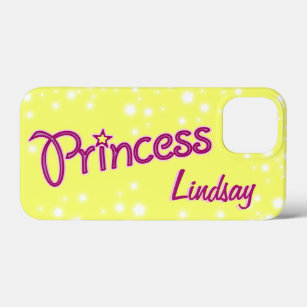 Girls named princess star yellow pink  Case-Mate iPhone case