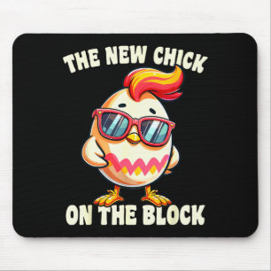 Girls New Chick On The Block Egg Hunting Easter Wo Mouse Mat