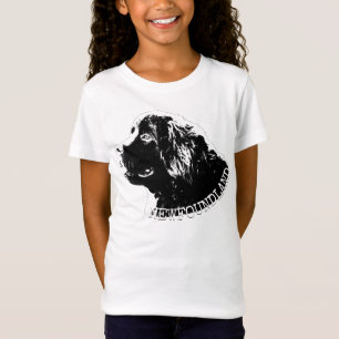 Girl's Newfoundland Puppy Dog T-shirts and Gifts