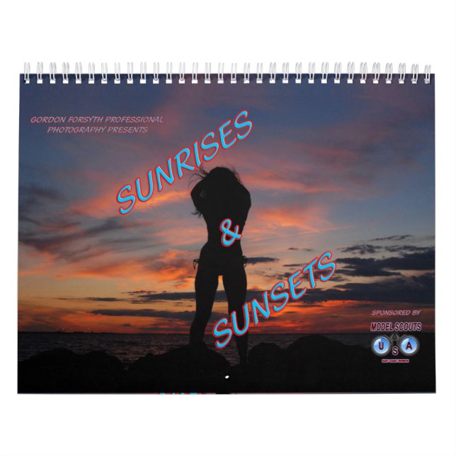 Girls Next Door Sunrises & Sunsets Calendar (Cover)