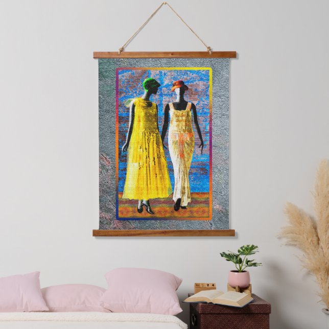 Girls' Night at the Speakeasy — Harlem, 1922 Hanging Tapestry (Bedroom)
