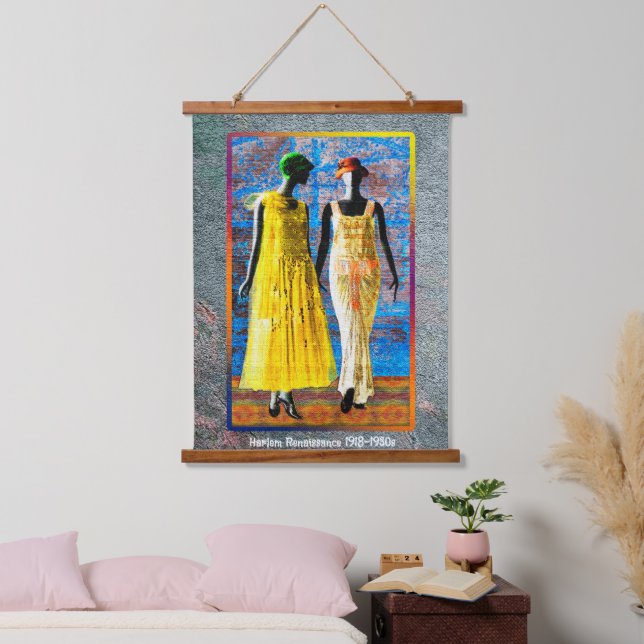 Girls' Night at the Speakeasy — Harlem, 1922 Hanging Tapestry (Bedroom)
