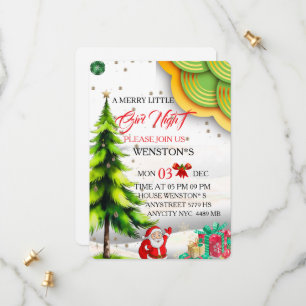 Girls Night Christmas Party Invitation, Friendsmas Save The Date