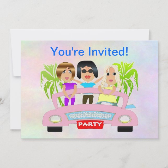 Girls Night Invitation (Front)