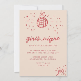 GIRL'S NIGHT INVITE
