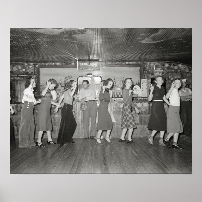 Girls Night Out, 1938. Vintage Photo Poster (Front)