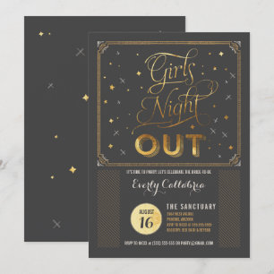 Girls Night Out Bachelor Party Invitation