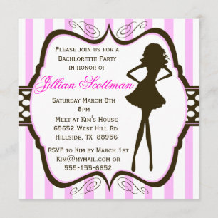 Girls Night Out Bachlorette Party Invitation