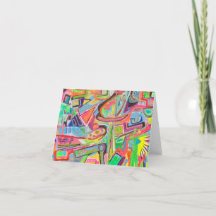 Girls Night Out Blank Note Card