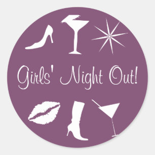 Girls' Night Out! Envelope Sticker Seal