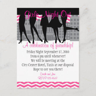 Girls Night Out Invitation