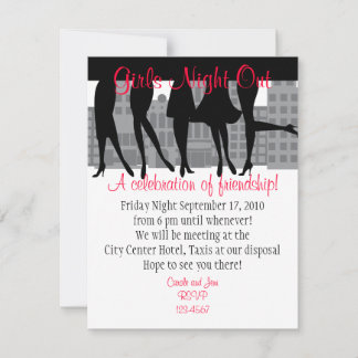 Girls Night Out Invitation