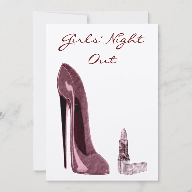 Girls' Night Out Invitation (Front)