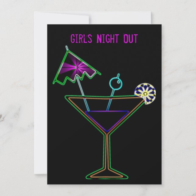 Girls Night Out Invitation (Front)
