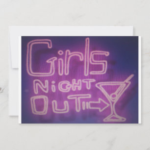 Girls night out invitation