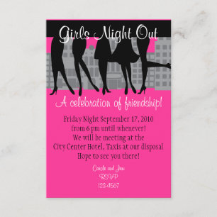 Girls Night Out Invitation