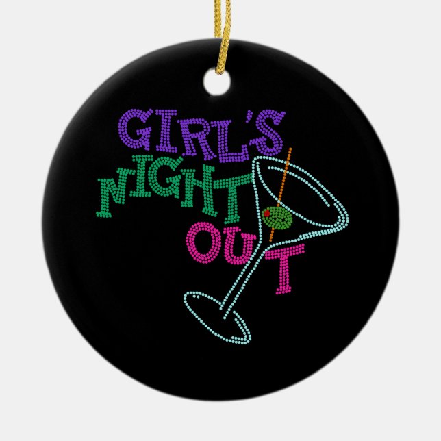 Girls Night Out Ornament (Front)