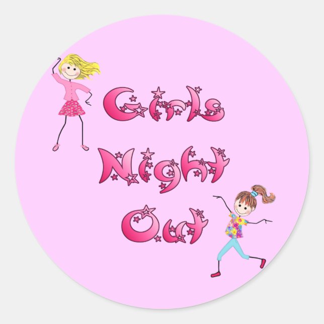 Girl's Night Out Stickers (Front)
