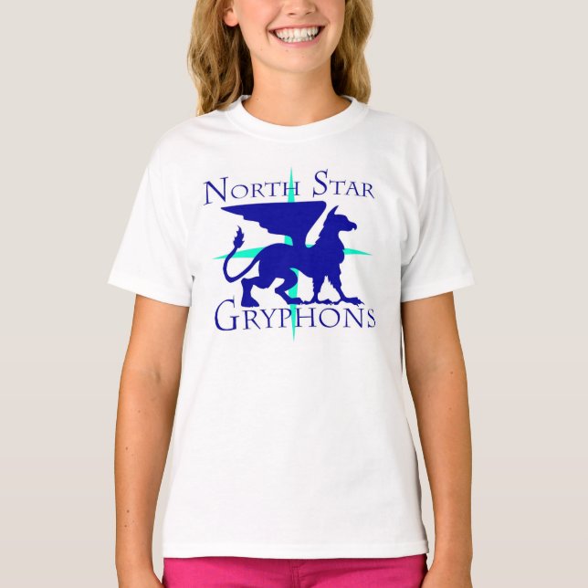 Girls' North Star Gryphons T-Shirt (Front)