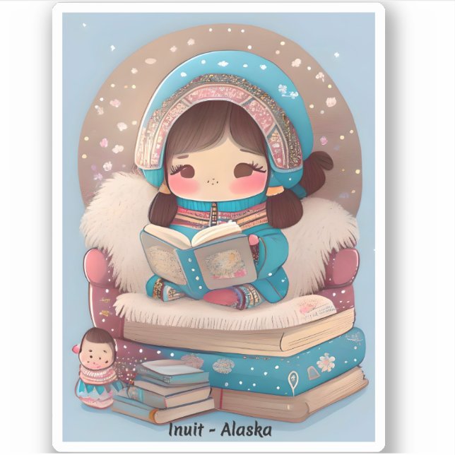Girls of the World Reading - Inuit of Alaska (Front)