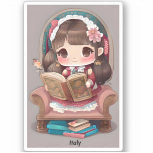 Girls of the World Reading - Italy