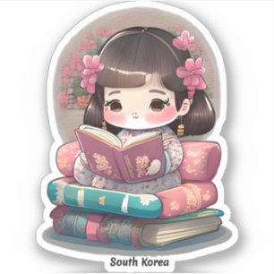 Girls of the World Reading - South Korea