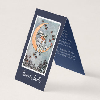 Girls on the Moon ChristmasHoliday Invitation