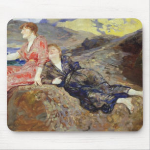 Girls on the Shore, c.1884-85 Mouse Mat