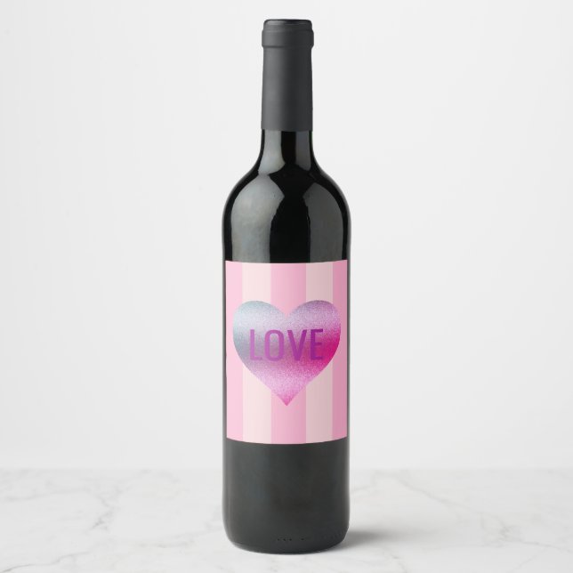 Girls Only Bachelorette Shower Party Wine Labels (Front)