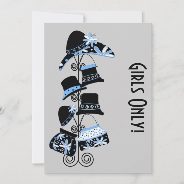 Girls Only Invitation (Front)