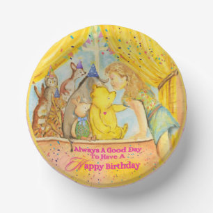 Girls Paper Bowls Plate