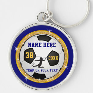 GIRLS Personalised Soccer Senior Night Gift Ideas Key Ring