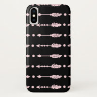 Girls Pink & Black Arrows Boho Chic
