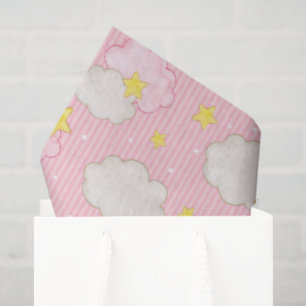 Girls Pink Sky  Tissue Paper