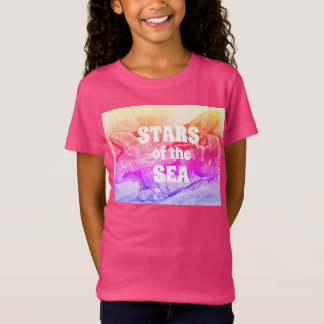 girls pink star of the sea shirt