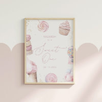 Girls' Pink Sweet One Candy Ice Cream 1st Birthday