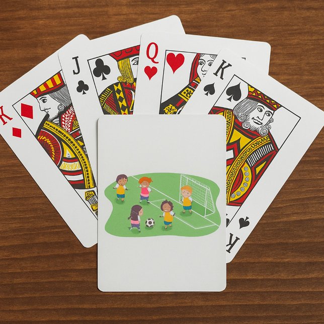 Girls Playing Soccer Playing Cards (Creator Uploaded)