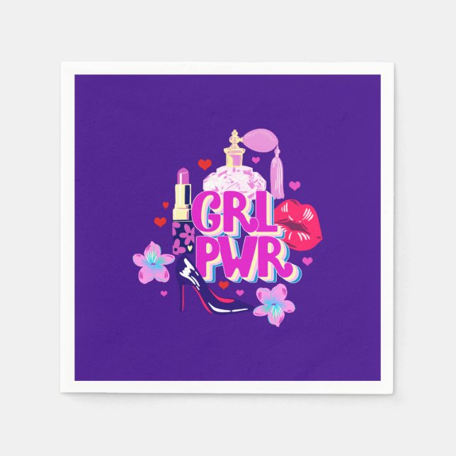 Girls Power Napkin (Front)